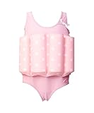 Ueasy 子供 水泳練習用 フロートスーツ 女の子 男の子 水泳 キッズ水着 調整可能 浮き輪付水着 超浮力 2-10歳 (XX-Large（参考身長：102-112cm 5-6歳）, ピンク) [