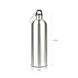 Ithern（TM）千ミリリットルアウトドアスポーツステンレススチール製の広口ウォーターマイボトルドリンクキャンプバイクサイクリングウォーターボトルbotella・デ・アグア