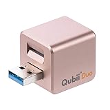 サンワダイレクト iPhone iPad Android バックアップ microSD カードリーダー 写真 データ保存 Qubii Duo ローズゴールド 400-ADRIP013P