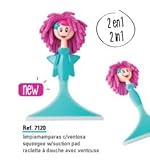 vigar　ビガール　ドールズ　吸盤付きマイクロファイバー&amp;スクイージー　7120