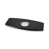 Aquafaucet 4 "バスルーム洗面化粧台シンク蛇口4 "穴カバーデッキプレートEscutcheon Oil Rubbed Bronze P-6-ORB