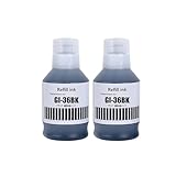 【pomme】 GI-36BK 顔料 ブラック お得な2本セット キヤノン対応 互換インク ボトル インクカートリッジ (GI36 GI-36 GI 36 GX7030 GX6030 GX5030 GX4030 GX6530 GX5530)