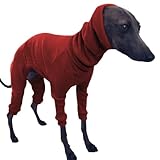 イタグレ 服 犬服 イタグレ フリース ロンパース つなぎ イタリアングレイハウンド イタリアン グレーハウンド 犬 服 春 夏 保温 (M, グレー)