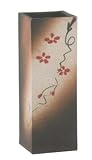 紅花角花入 花瓶 信楽焼
