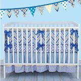 Caden Lane Ikat Collection Asher Crib Bedding Set by Caden Lane