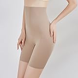 女性ハイウエストシェイプウェアショーツ、ナイロンフィッティングランジェリー下着 (S)