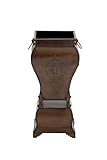 Benzara Antique Themed Classy and Elegant Metal Pedestal Vase by Benzara [並行輸入品]