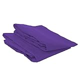 Bacati Mix and Match Solid Crib Fitted Sheet, Purple, 2 Count by Bacati