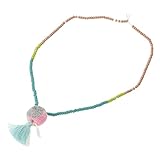 everbloom studio #3G-cor/sea glass tassel