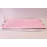 Bacati - Velor Pink/White/Chocolate Plush Changing Pad Cover by Bacati