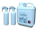 弱酸性次亜塩素酸水 エヴァウォーター詰替用４Ｌ＜ 除菌・消臭剤＞出し口付き 500ｍｌ空スプレー 2本セット