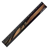 ラダイト 定規 Hybrid Ruler Fine Wood BK/ペールムーンエボニー LDTI-HRW-0101