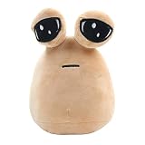 Jinmoioy ぬいぐるみ エイリアンプーぬいぐるみエイリアンプーシーぬいぐるみプー人形面白 癒し系 レッド 抱きまくら ふわふわ もちもち お誕生日プレゼント 22cm