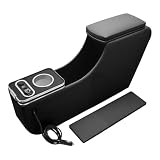 エブリイバン DA17V アームレスト コンソールボックス スマートコンソールボックス 車 収納 カー用品 内装 EVERY NV100 ミニキャブバン スクラム バン専用 (ブラック, Aタイプ)
