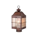 Vaxcel OP39595RBZ Revere 10-Inch Outdoor Post Light, Royal Bronze [並行輸入品]