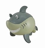 樹脂Toy Banks GreatホワイトSmiling Sharkジャンボコインバンク12.5 X 10 X 7.5インチグレーモデル# 79782