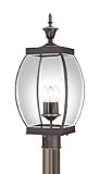 Quoizel OAS9009Z Oasis 3 Light Outdoor Post Lantern by Quoizel [並行輸入品]