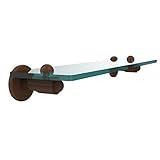 Allied Brass SH-1/22-ABZ 22 by 5-Inch Single 3/8-Inch Glass Shelf [並行輸入品]
