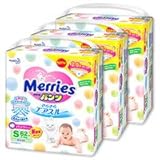 ケース　メリーズパンツ Sサイズ(4~8kg)さらさらエアスルー 62枚×3個