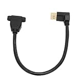 Displayport1.490°アングルケーブル3D視覚効果0.3メートル4K@120HzDisplayportオス-Displayportメス90°直角ディスプレイカバー付き