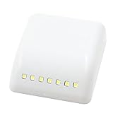 TOOGOO 1pcs/セット7 LEDユニバーサル誘導センサーランプキャビネット食器棚ヒンジワードローブナイト照明ライトキッチンベッドルームリビングルーム