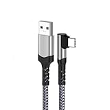  USB C ケーブル L字 （USB-A to USB-C）【PD 60 W対応3.1 A急速充電】タイプc充電ケーブルPhone 15/16、iPad Pro，Samsung Galaxy S24S22，Pixel，タブレットなどとusb c機器との互換（1 m）