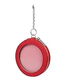 [Lumimie]【缶バッジケース 大 ～76mm用(レッド)】