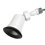 Hubbell LTS100WH Traditional/Cfl Uses Par 38 Bulb 150-watt Max Weatherproof Lamp Holder, Swivel Join
