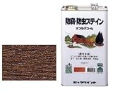 ロックペイント 油性ナフタデコール 4L チェスナット