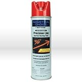 Rust-Oleum 203038 M1800 System Precision Line Inverted Marking Spray Paint, 17-Ounce, Safety Red [並行