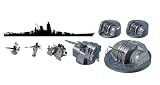 バンカースタジオ 1/700 日本海軍 戦艦 大和 1945 用スーパーディテール B 武器アップグレードセット 3Dプリンター製 BSTIJN70100B