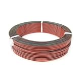 極東電線 色別平形ビニル電線 0.5m㎡ 100m巻 赤×黒 VFF0.5アカクロ×100m