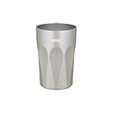 サーモス 真空断熱タンブラー 400ml シャンパンゴールド ガラスコップのようなデザインタンブラー JTC-400 CG