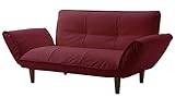 セルタン  カウチソファKAN  PVCレッド A01p-596RED