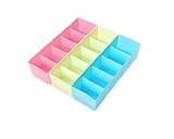 Simple Life 靴下収納ケース 下着収納ボックス 引き出し 引き出しクローゼット収納 小物入れ　雑貨収納ケース 3個セット/6個セット (3個セット（3色各1個）)