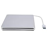 外付けDVDバーナー Mac用 USB 3.0外部DVDドライブCDバーナー 高速データ送信 アップル製品に コンパクトサイズ
