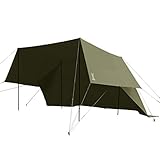 DOD(ディーオーディー) ヌノイチM 「布1枚」のシンプルテント 燃えにくいポリコットン生地 2-3人用 T3-594-KH