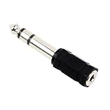 Hommy 　モノラルミニ（メス）-ステレオミニ（オス）変換プラグ　φ3.5mm-標準プラグ