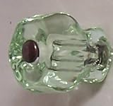 LOTS of 8 Our Original Premium Depression type Coke Green Crystal Glass Cabinet Knob Pulls and OIL R