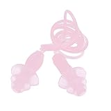 DealMux水泳水泳ウォータースポーツ保護ソフト耳栓50センチメートルストラップピンク