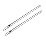 高品質18Gプロ仕様ピアッシングニードル2本セット ボディピアス