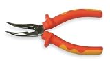 Westward 3WY59 Insulated Bent Nose Plier, 6 In L by WestWard Tools