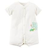 カーターズ Carter's ロンパース 前開き 半袖 男の子 綿100% Snap-Up Appliqu? Cotton Romper 24M (83-86cm) [並行輸入品]