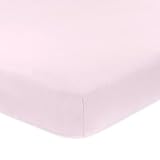 Carter's Jersey Knit Fitted Crib Sheet, Blossom/Lighter Pink by Carter's