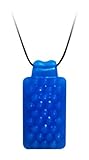 赤ちゃんは、経口モーターを歯が生える Textured Chewable Necklace (Blue)