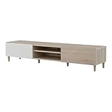 SATO(佐藤産業) テレビ台 オークホワイト &lt;商品外寸&gt;幅176×奥行40×高さ35cm HM35-180L IV