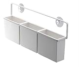 キッチン ウォールポケット 3連 ホワイト 07073