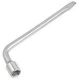 ソケットラグレンチ，SODIAL(R) Lタイプ六角19mmスロット付きエンドソケットラグレンチ