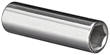 Martin MD612 3/8 Type II Opening 1/4 Square Drive Socket, 6 Points Deep, 1-61/64 Overall Length, Chr