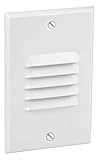 Progress Lighting P6828-30 Progress LED Vertical, Louvered Step Light, White [並行輸入品]